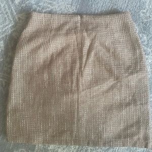 Tweed mini skirt